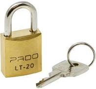CADEADO LT-20MM PADO 51000014 DOURADO