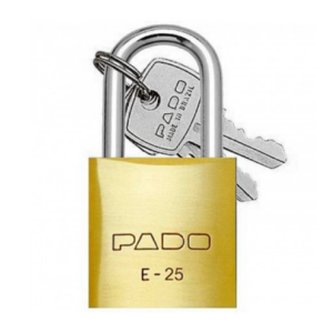 CADEADO PADO 25MM DOURADO