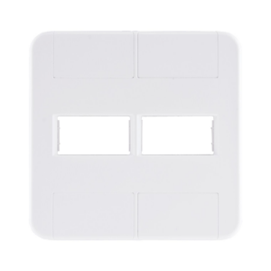 PLACA 2 POSTOS 4X4 TABLET BRANCA TRAMONTINA
