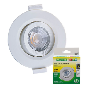 SPOT EMBUTIR REDONDO ALLTOP LED MR16 5W TASCHIBRA
